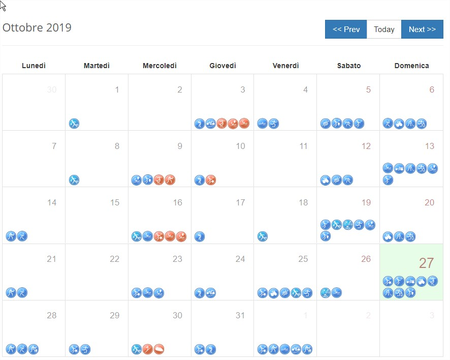 calendario generale